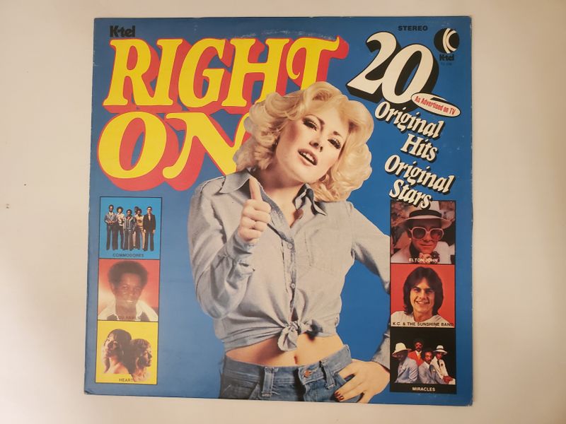 Various Artists Right On: 20 Original Hits, Original Stars vinyl record